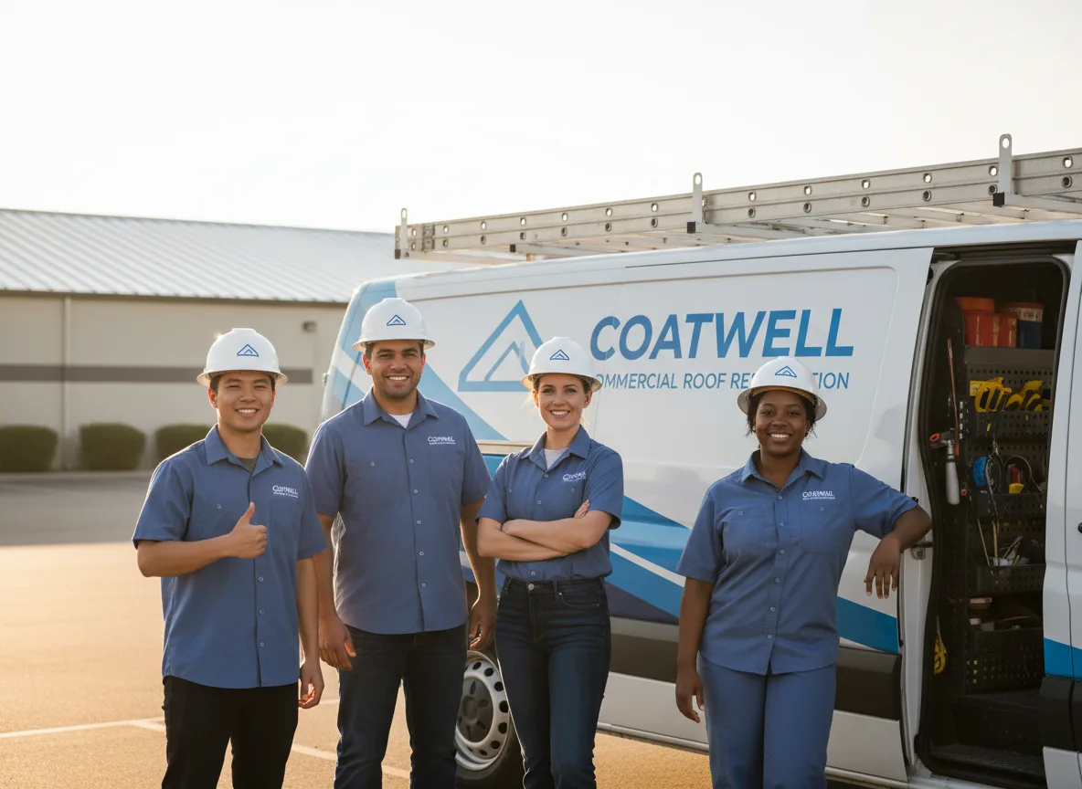 Commercial roof coating company in Maud, OK